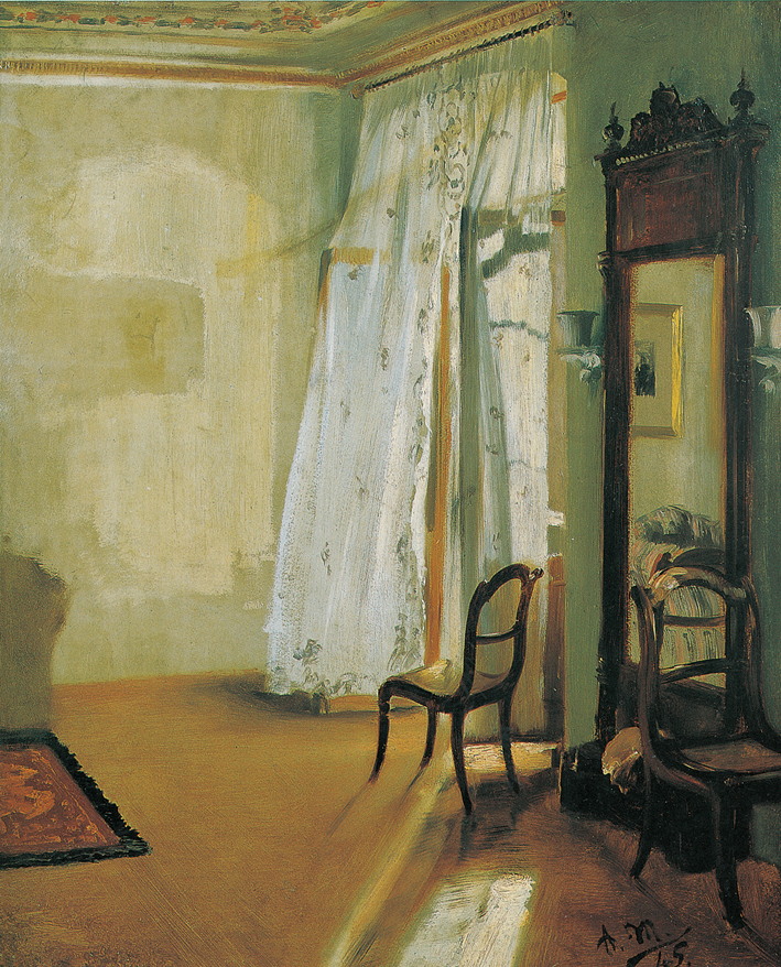  Adolpyh Von Menzel —— 有露台的房间